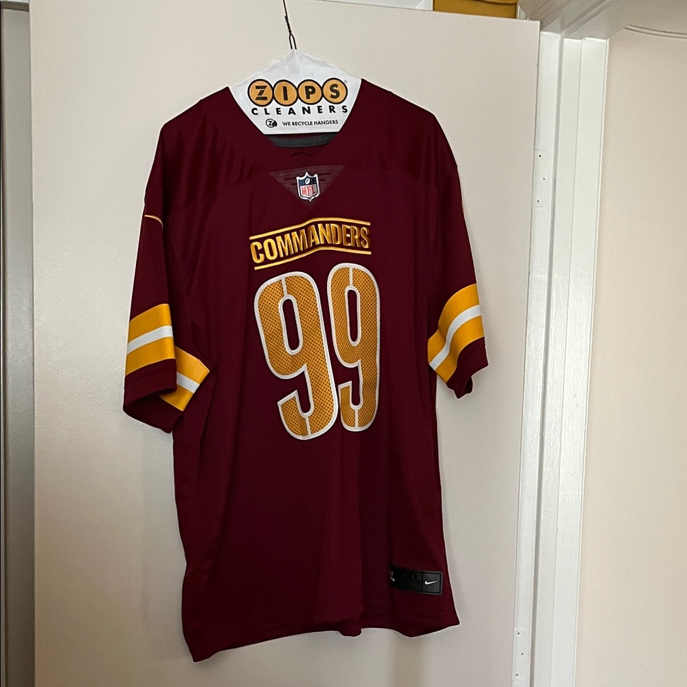 Commanders Burgundy and Gold Jersey